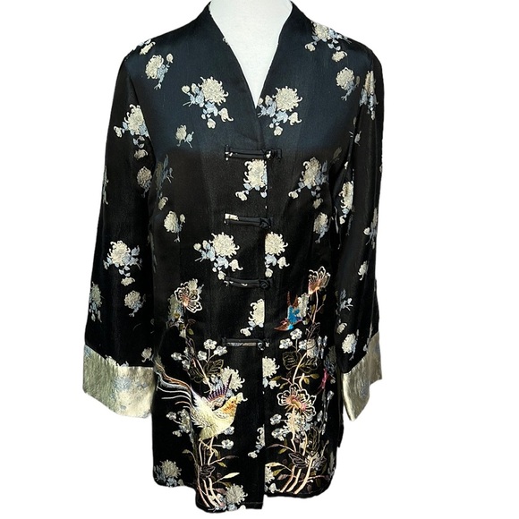 Citron Santa Monica Silk Asian Jacket - Picture 1 of 10